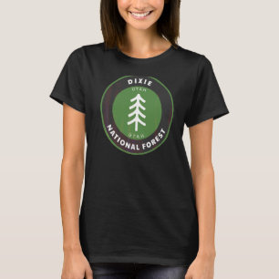 Dixie National Forest Utah Ut Tree Badge T-Shirt