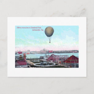 Dixieland Park Jacksonville Fl vintage Postcard