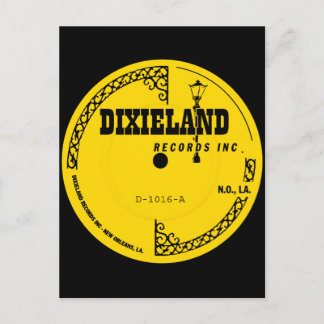 Dixieland Records label Postcard