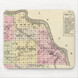 Dixon County, Nebraska Mouse Mat