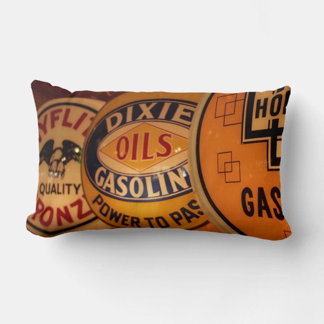 Dixon, New Mexico, United States. Vintage Lumbar Cushion (Front)