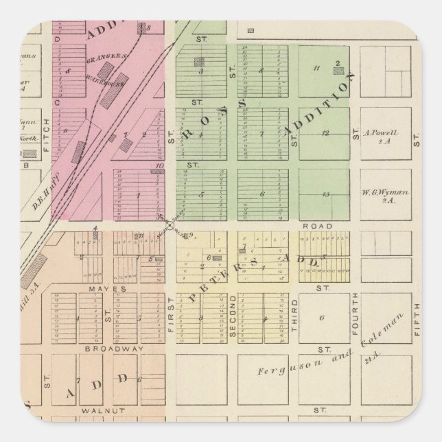 Dixon Square Sticker (Front)