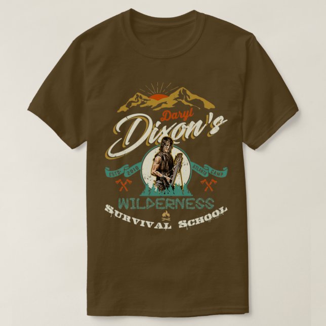 Dixons Wilderness Survival School T-Shirt (Design Front)