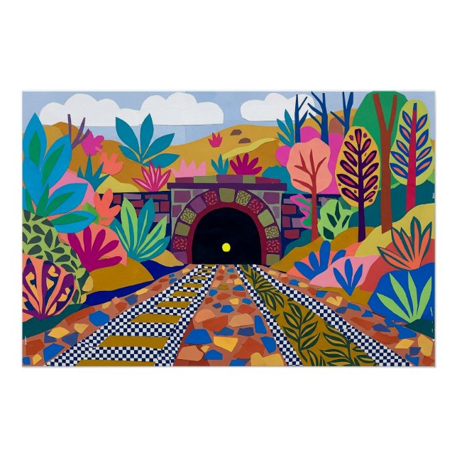 Dixy Tunnel, Sowerby Bridge Poster (Front)