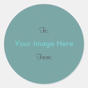 DIY ~ 3" Circle Gift Tag Stickers