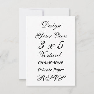 DIY 3 x 5  CHAMPAGNE Delicate Paper