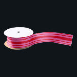 DIY 5 Stripe & BkGrnd 3 Colour Red Hot Pink Satin Satin Ribbon<br><div class="desc">Choose Your Own Background 3 Colour And 5 Stripe (Initial Colours set to Red Narrow Stripes,  Red Wide Stripe,  Hot Pink Background ========</div>