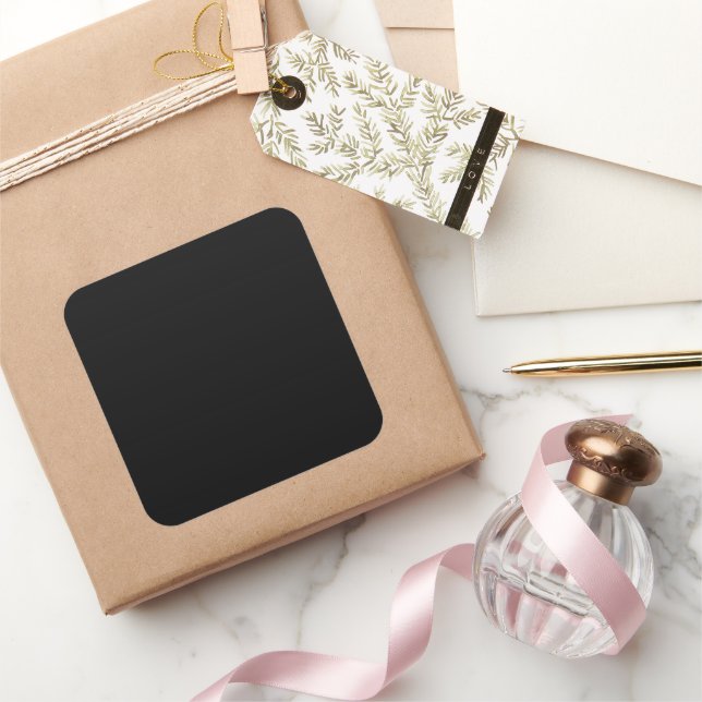 DIY Add Image Text Or Logo To Design Large Custom  Square Sticker (Gifting)