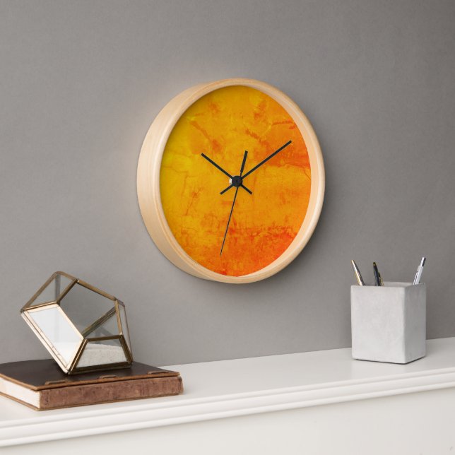 DIY Add Image Text Or Logo To Design Round Wood Clock (Office)