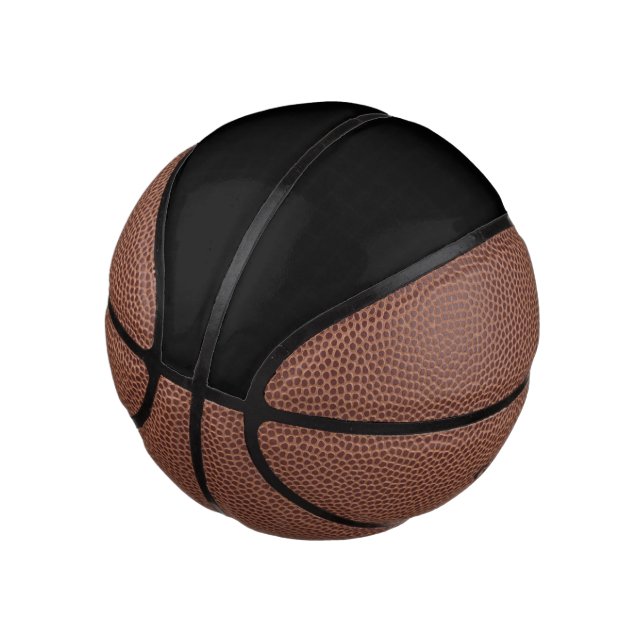 DIY Add Image Text Or Logo To Make Your Own Design Mini Basketball (Angled)