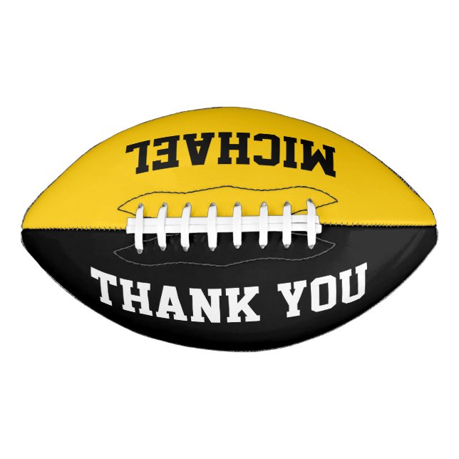 DIY - Add your only Words & Background Colours American Football (Front)