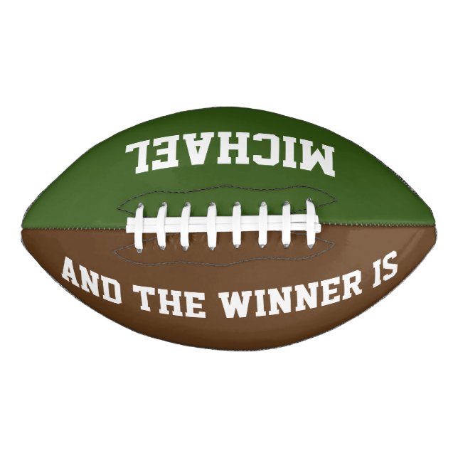 DIY - Add your only Words & Background Colours American Football (Front)