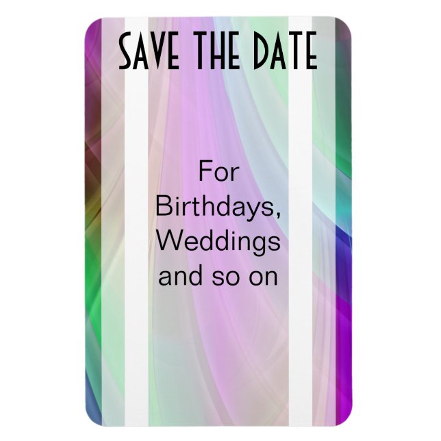 DIY - Add your text with non permanent pen Magnet (Vertical)