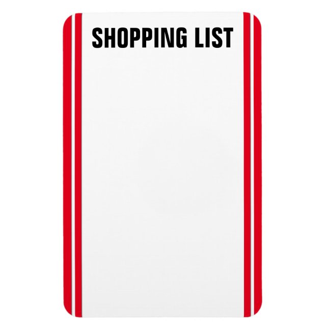 DIY - Add your text with non permanent pen Magnet (Vertical)