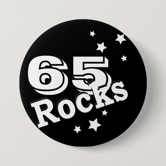 DIY Age | Birthday Rocks 7.5 Cm Round Badge (Front)