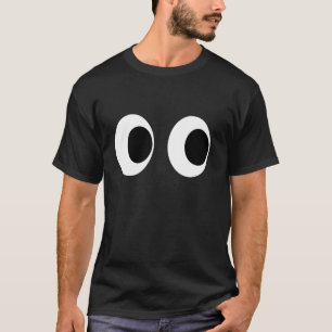 DIY Arcade Game Ghost Eyes Halloween Group Costume T-Shirt