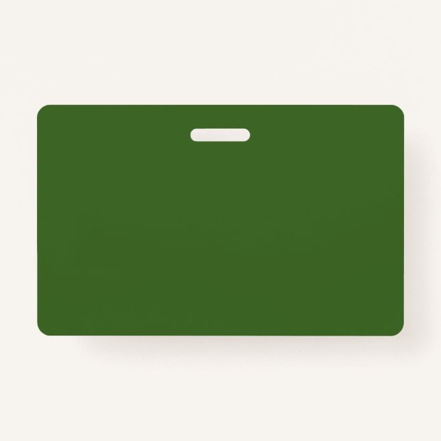 DIY Blank Template ADD Text Photo Image ID Badge (Front)