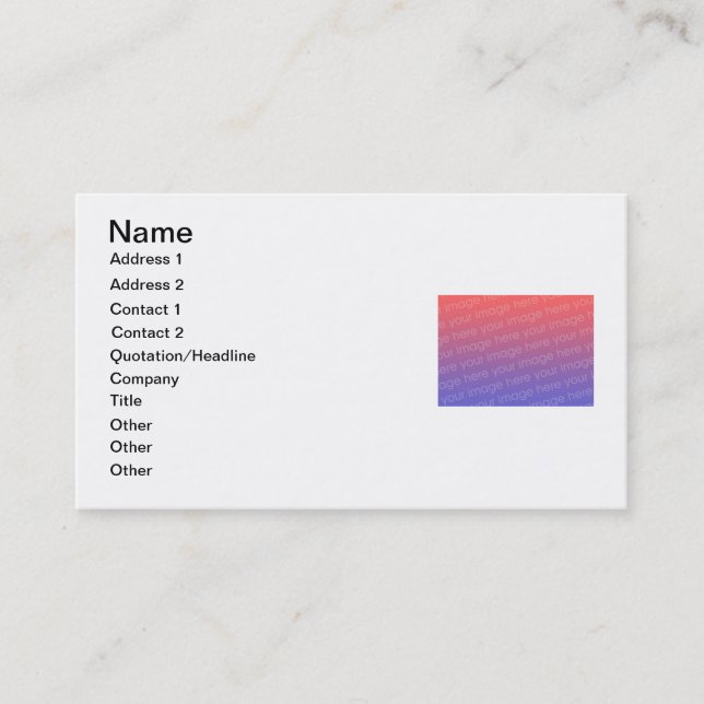 DIY Business Cards to Design Your Own (Front)