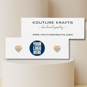 DIY Business Logo Stud Earrings Jewellery
