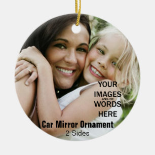 DIY - Car Mirror Ornament (2 Sides)