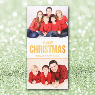 DIY Christmas Letter and Photo Template