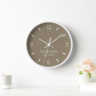DIY Clock   Custom Colour, Name, Text