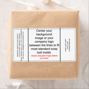 DIY Cold Process Soap Label Template