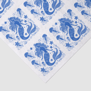 DIY Colour Sultry Mermaid Jellyfish Starfish S Blu Tissue Paper