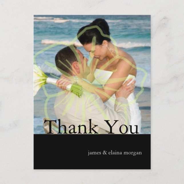 DIY Colour, Thank you postcards (Front)