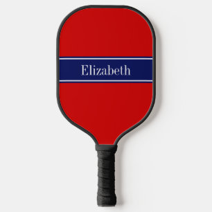 DIY Colours Blue Ribbon Red BG S Pickleball Paddle