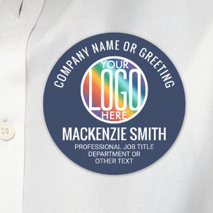 DIY Colours Professional Employee Business Logo Name Tag