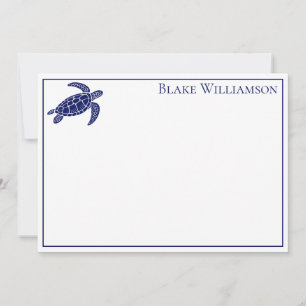 DIY Colours Sea Turtle #6 Framed Blue Card