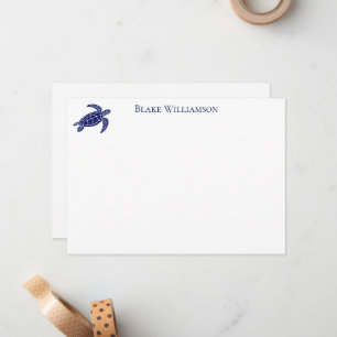 DIY Colours Sea Turtle #6NF Blue Card