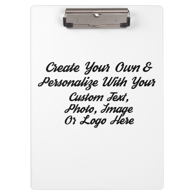 DIY Create Your Own Custom clipboard, Personalised Clipboard (Front)