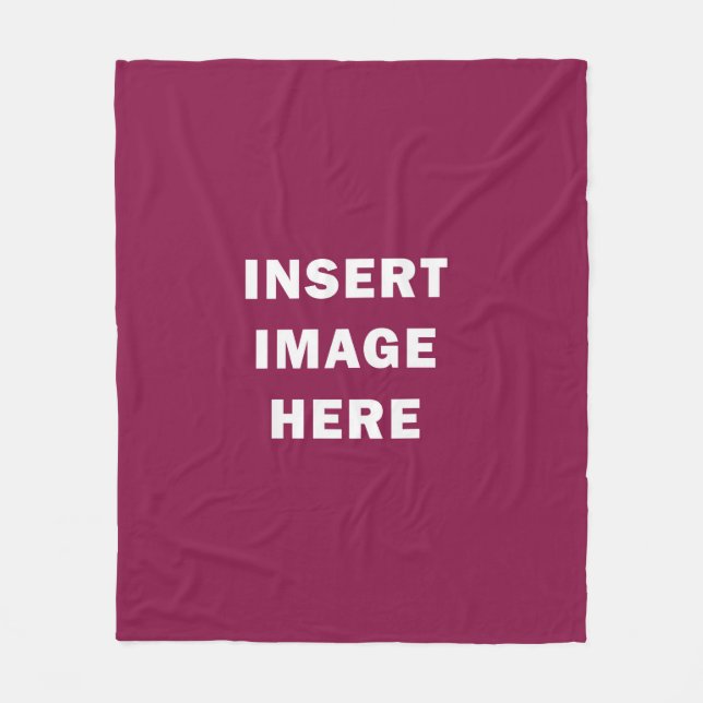 DIY Custom 50 x 60 inch Fleece Blanket Template (Front)