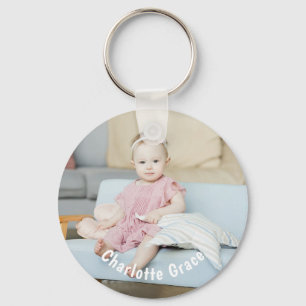 DIY Custom Personalised Photo and Name Key Ring