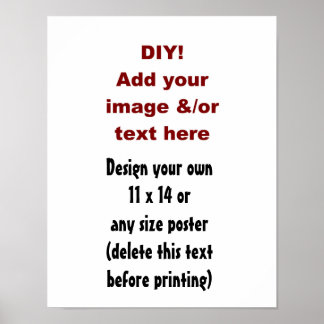 DIY Custom Poster You Design Yourself