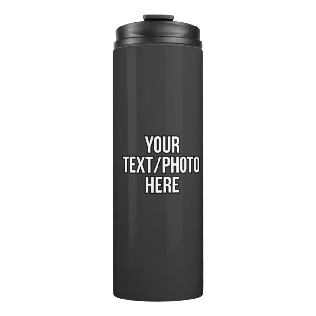 DIY Custom Text Photo Picture Design 2024 Thermal Tumbler (Front)