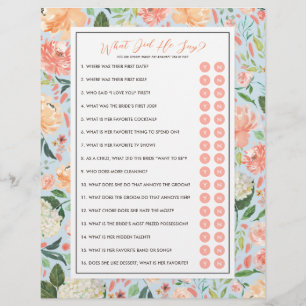 DIY Customise Your Bridal Shower Game with Photo