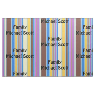 DIY - Customise your text, image, colours & ideas Fabric