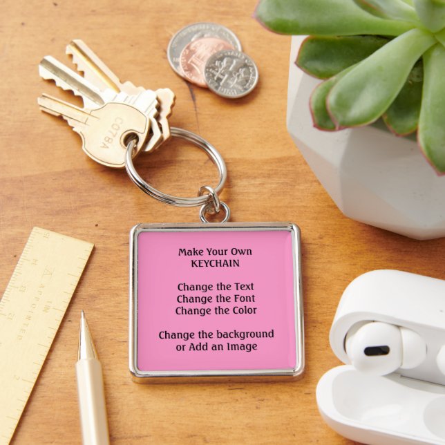 DIY Design and Create Your Own Keychain (Desk)