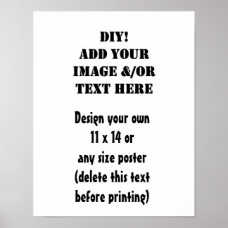 DIY Design Your Own Poster