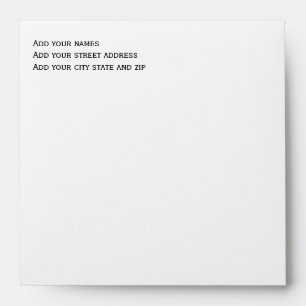 DIY Design Your Zazzle Paper Products Gift item Envelope