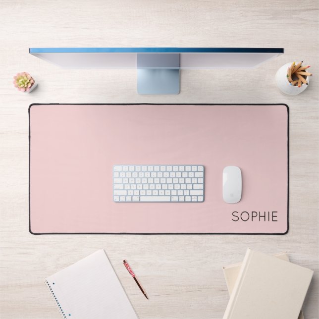 DIY Desk Mat | Custom Colour, Text, Name, Monogram (Office 1)