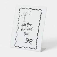 DIY Editable Wavy Border Sign – Add Your Own Text