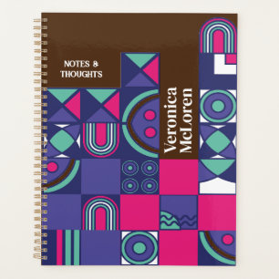 DIY Geometric Planner: Create Your Own Retro Chic Planner