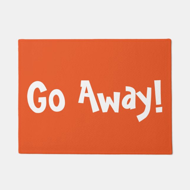 DIY Go Away! Doormat/DIY colour Doormat (Front)