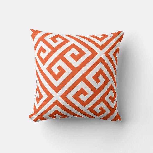 DIY Greek Key Pattern Custom Cushion (Front)