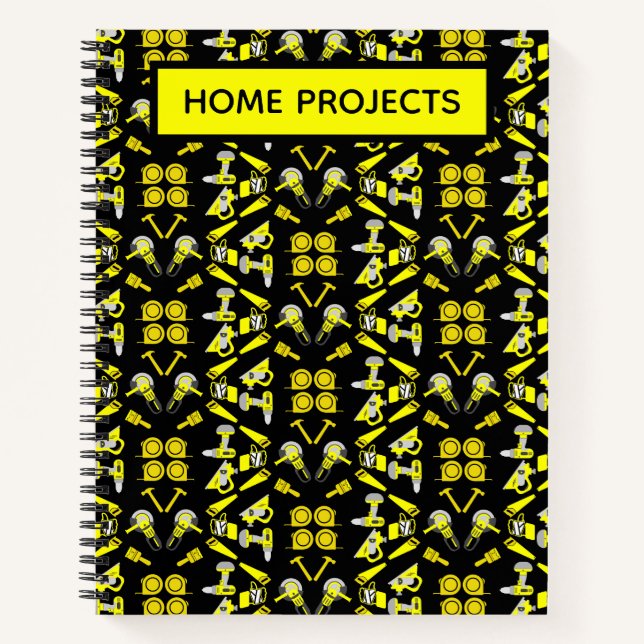 DIY handyman Gifts UK Notebook (Front)
