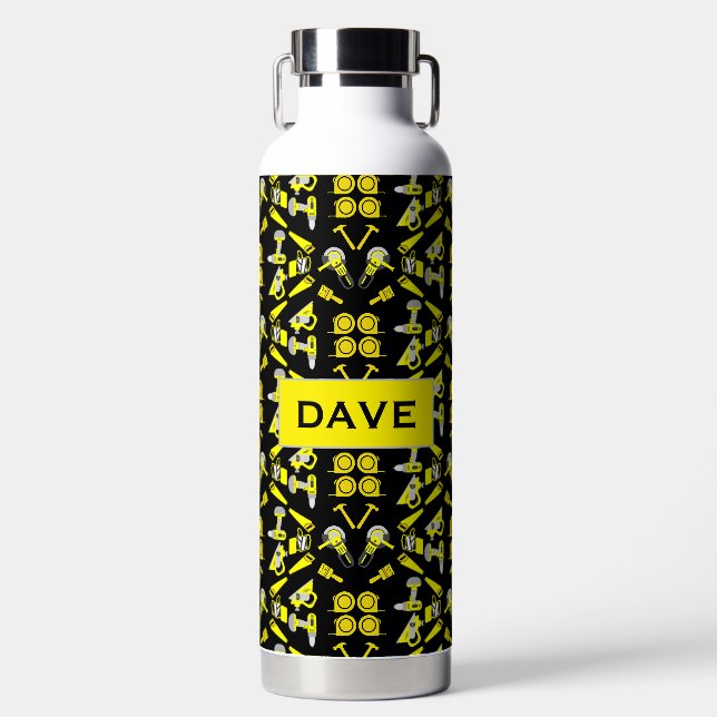 DIY handyman Gifts UK Water Bottle (Front)